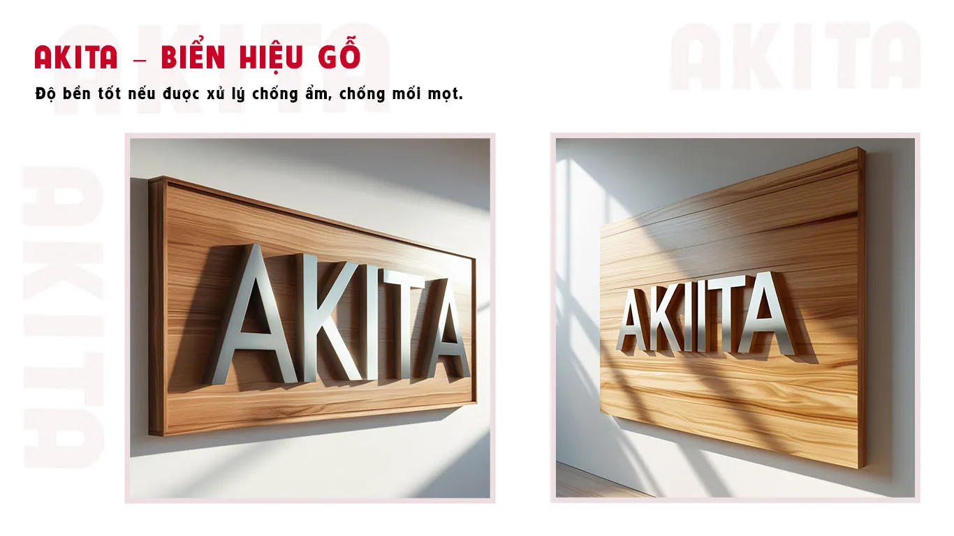thiết kế thi công biển hiệu gỗ tại vũng tàu