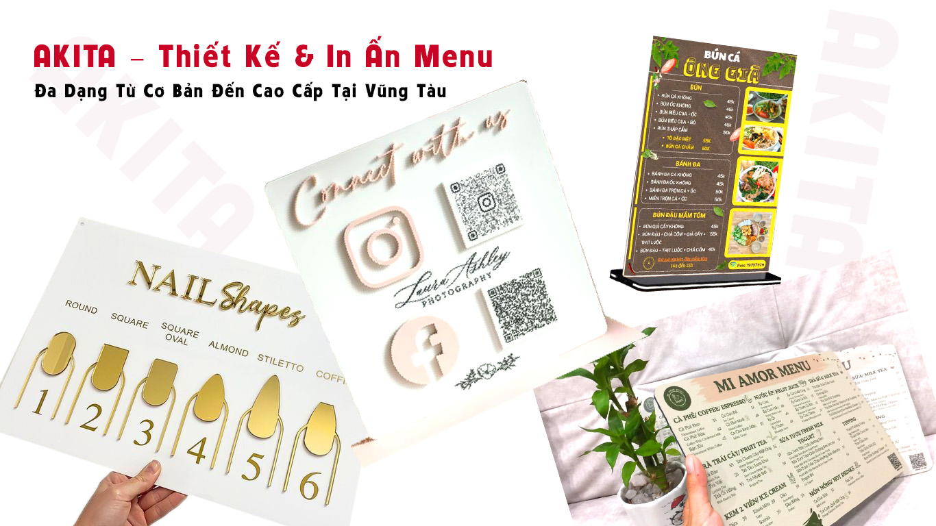 Thiết kế in ấn menu tại vũng tàu