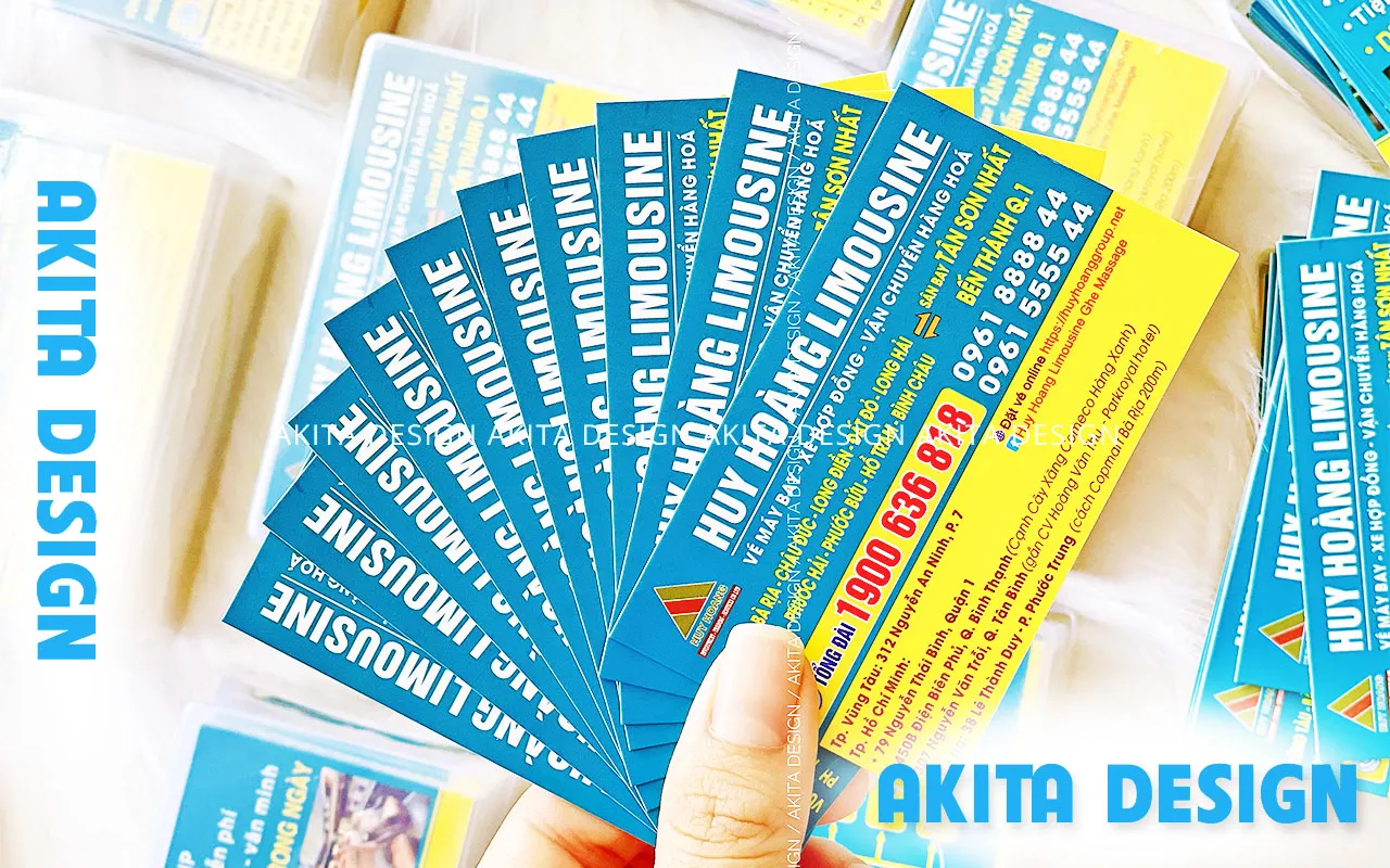 Mẫu thiết kế name card tại akita design