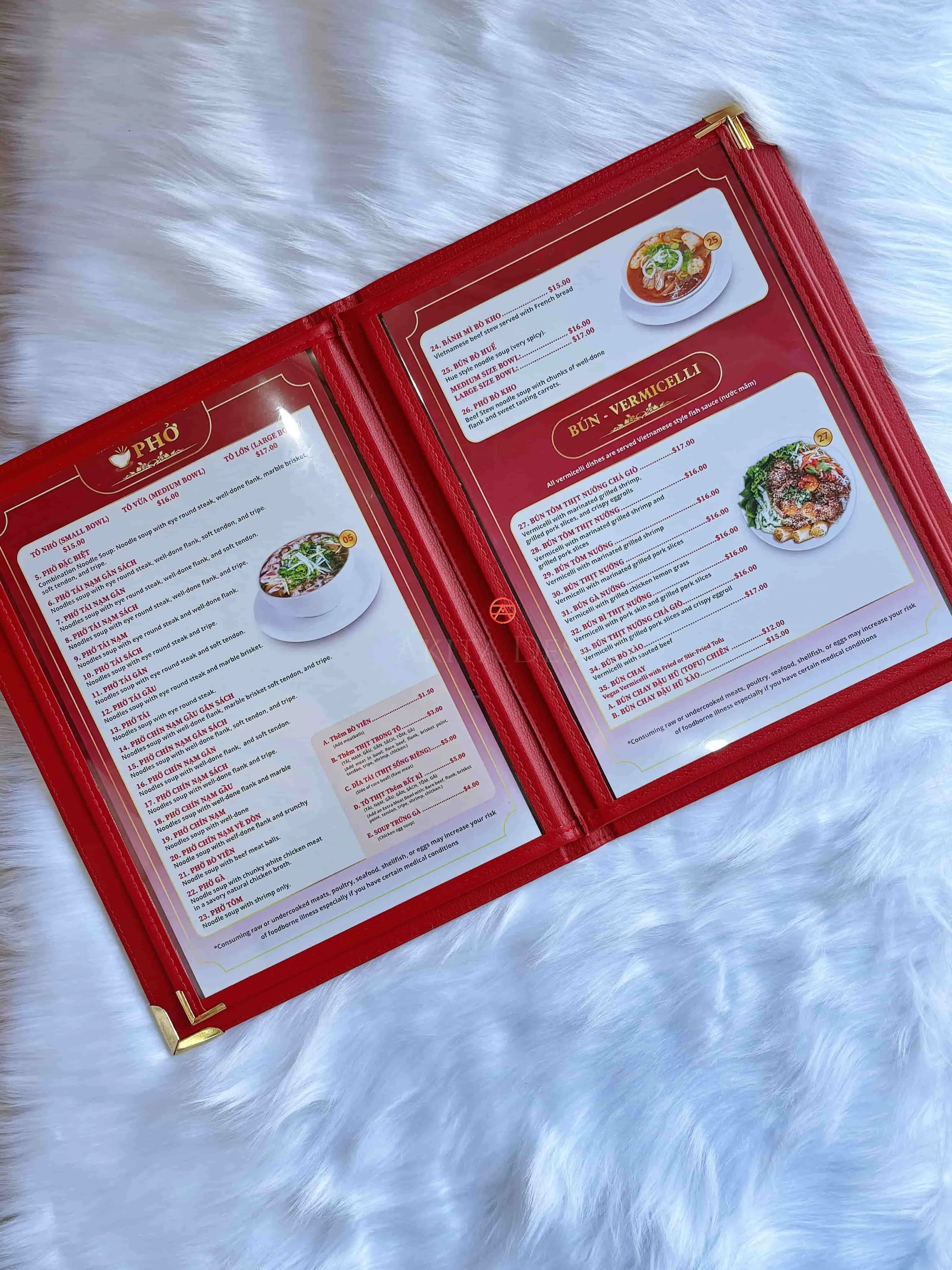 Xuất menu da ra nước ngoài