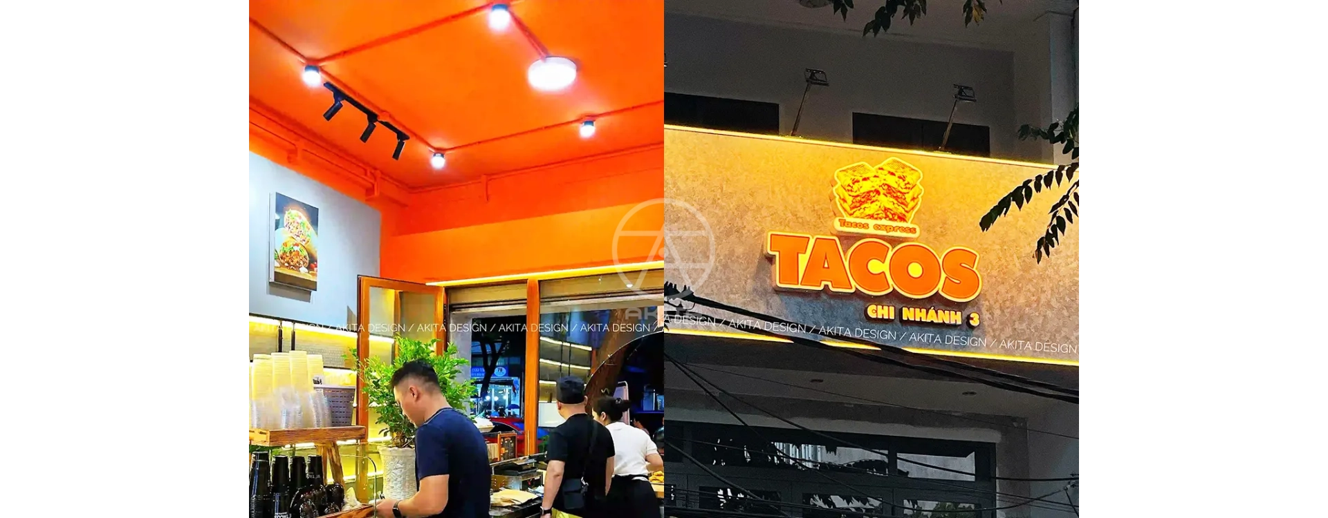 Thi Công Trọn Gói Tiệm Bánh Tacos Express – Không Gian Ấn Tượng, Thu Hút Khách Hàng