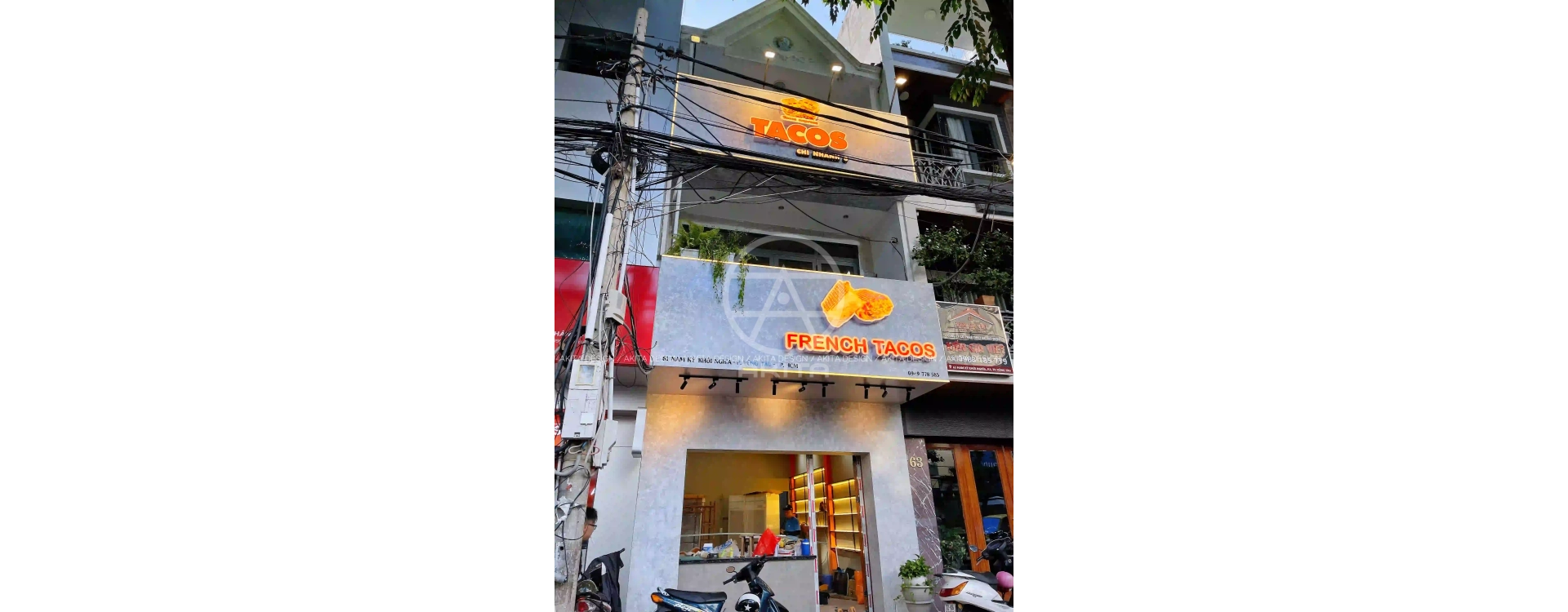 Thi Công Trọn Gói Tiệm Bánh Tacos Express – Không Gian Ấn Tượng, Thu Hút Khách Hàng