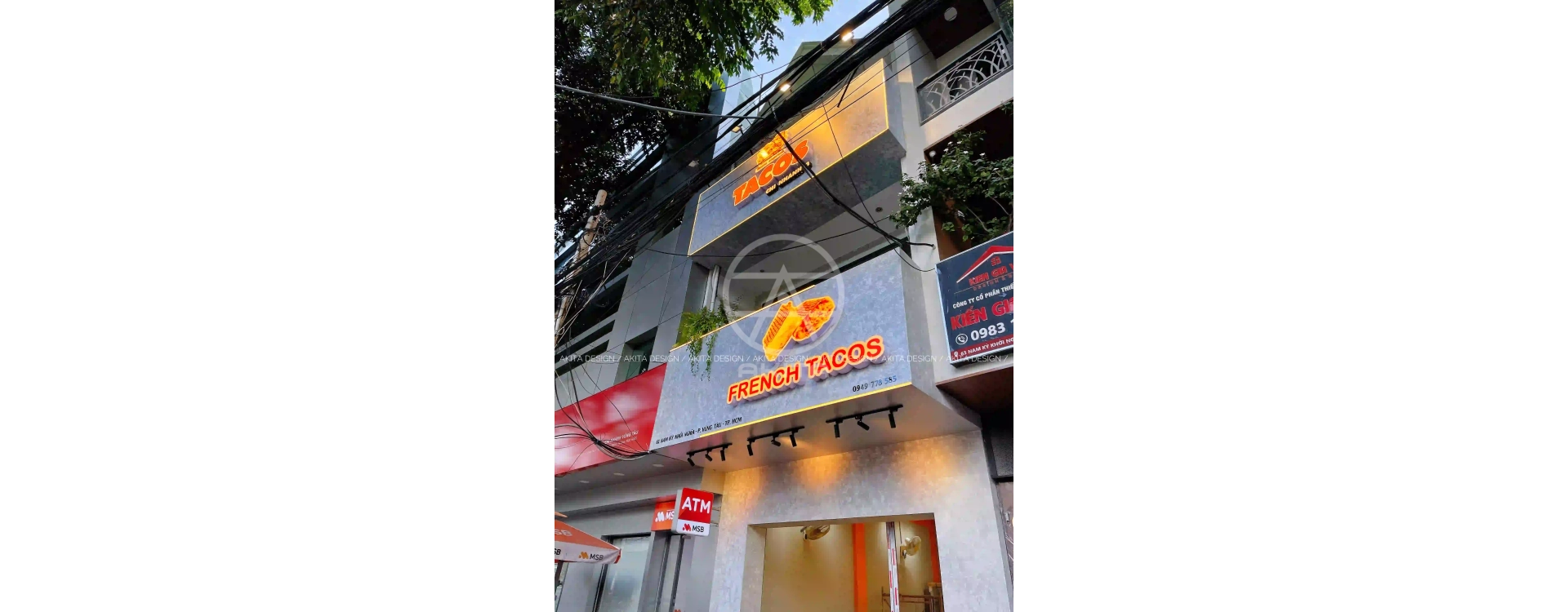 Thi Công Trọn Gói Tiệm Bánh Tacos Express – Không Gian Ấn Tượng, Thu Hút Khách Hàng