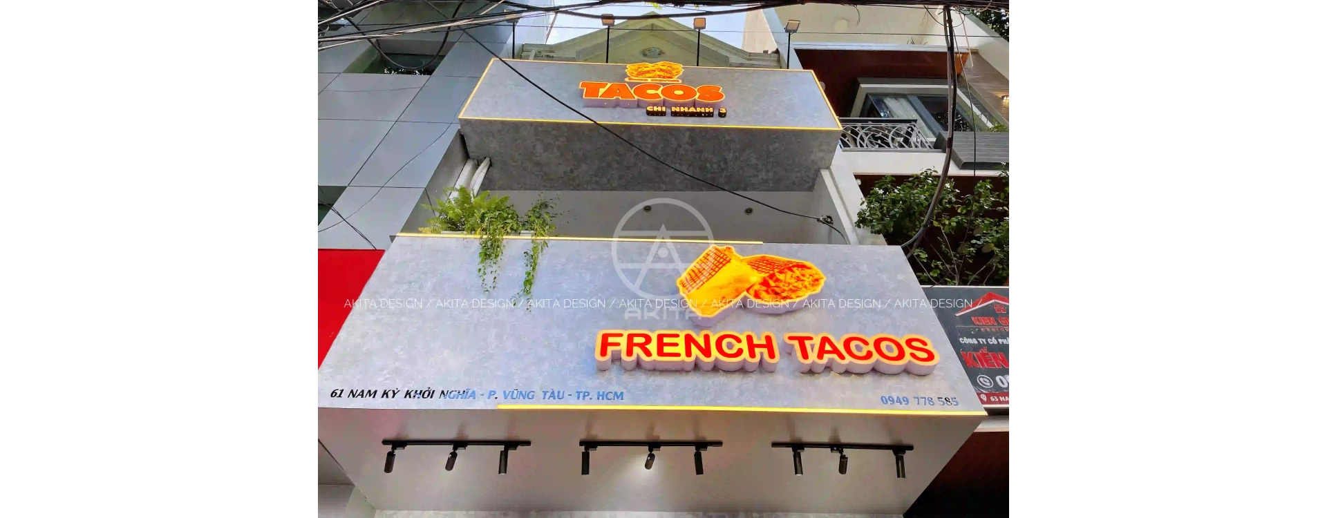 Thi Công Trọn Gói Tiệm Bánh Tacos Express – Không Gian Ấn Tượng, Thu Hút Khách Hàng