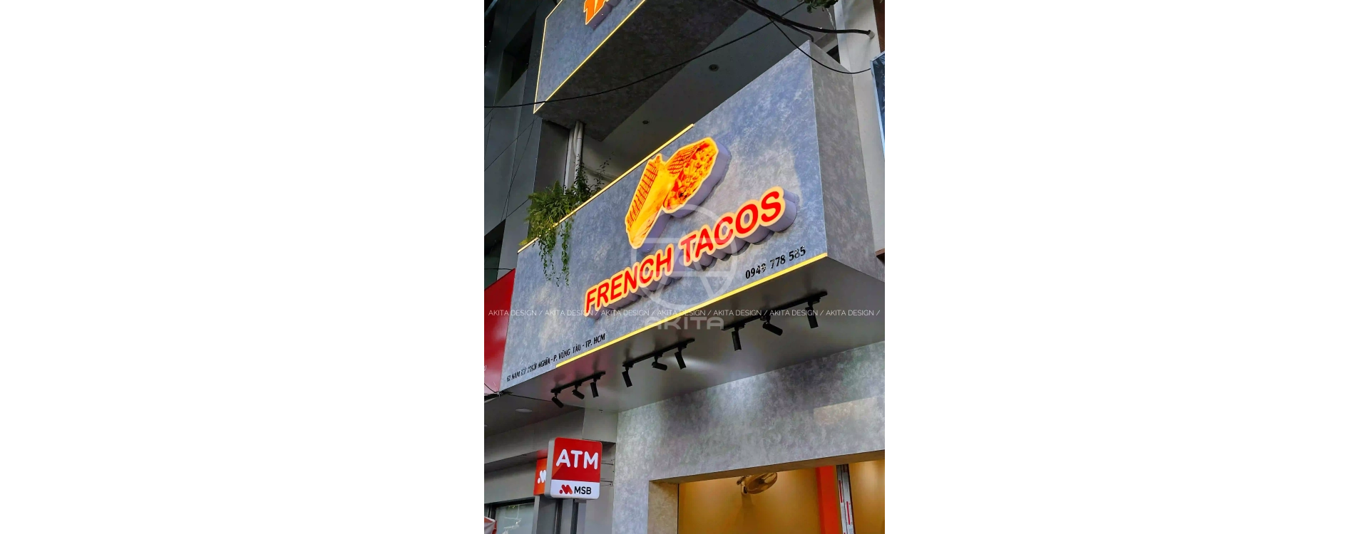 Thi Công Trọn Gói Tiệm Bánh Tacos Express – Không Gian Ấn Tượng, Thu Hút Khách Hàng