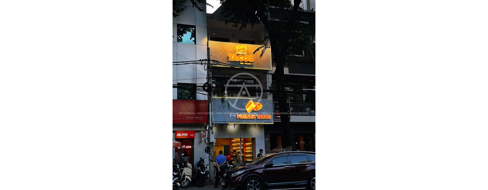 Thi Công Trọn Gói Tiệm Bánh Tacos Express – Không Gian Ấn Tượng, Thu Hút Khách Hàng