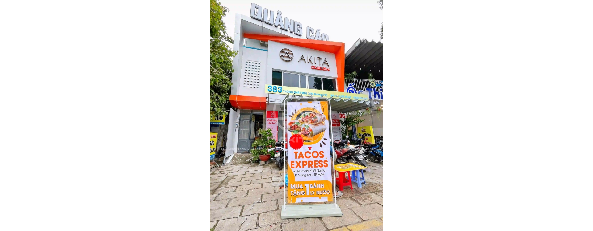 Thi Công Trọn Gói Tiệm Bánh Tacos Express – Không Gian Ấn Tượng, Thu Hút Khách Hàng