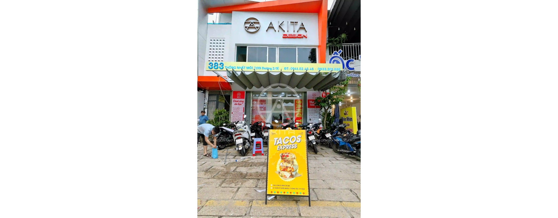 Thi Công Trọn Gói Tiệm Bánh Tacos Express – Không Gian Ấn Tượng, Thu Hút Khách Hàng