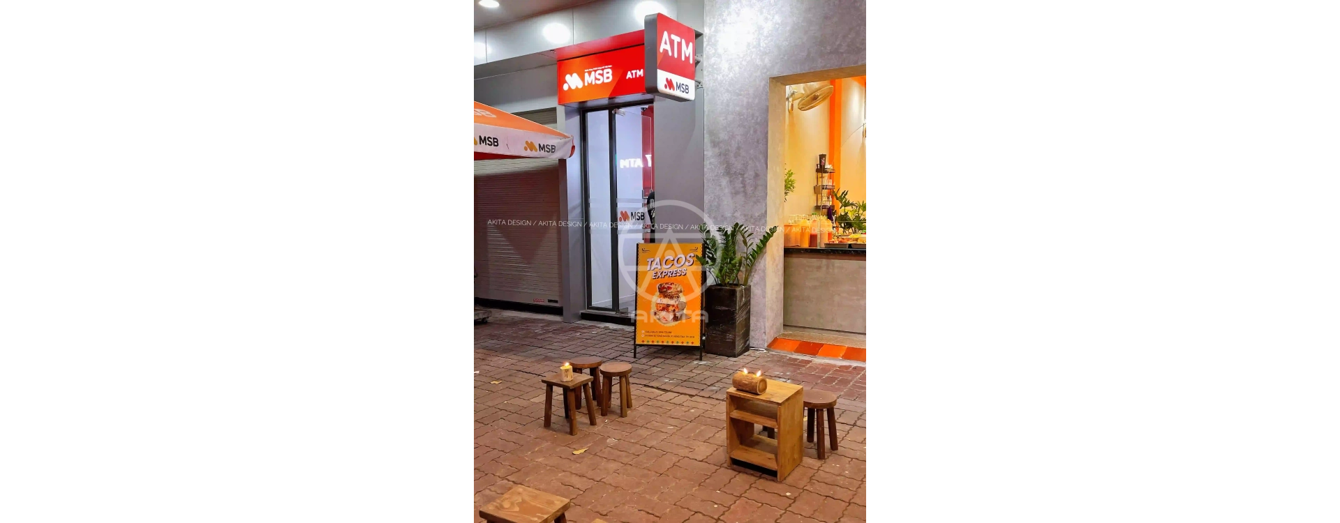 Thi Công Trọn Gói Tiệm Bánh Tacos Express – Không Gian Ấn Tượng, Thu Hút Khách Hàng