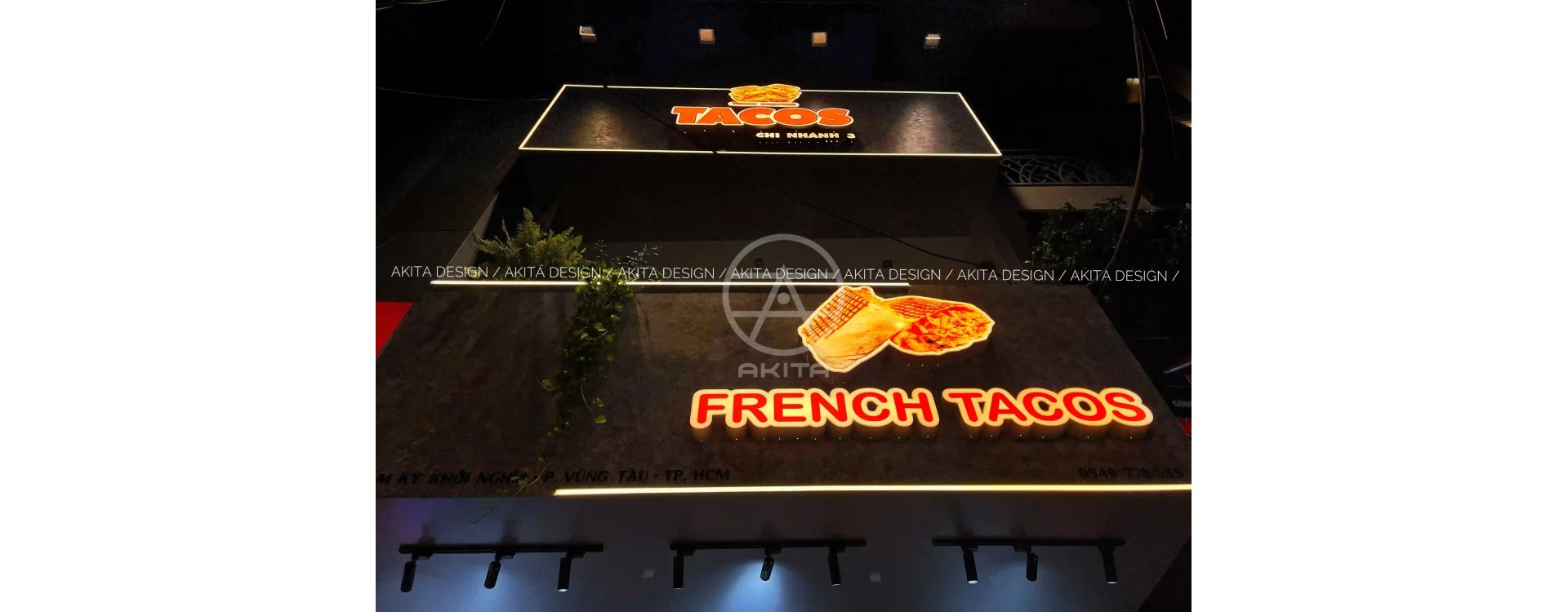 Thi Công Trọn Gói Tiệm Bánh Tacos Express – Không Gian Ấn Tượng, Thu Hút Khách Hàng