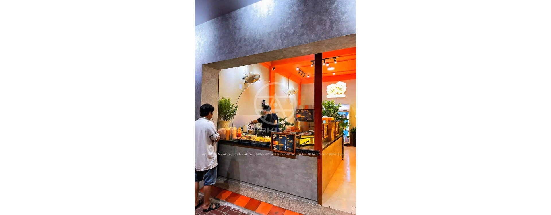 Thi Công Trọn Gói Tiệm Bánh Tacos Express – Không Gian Ấn Tượng, Thu Hút Khách Hàng