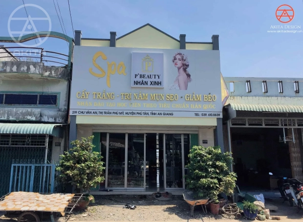 THI CÔNG QUẢNG CÁO CHO NAIL SPA TẠI BÀ RỊA - VŨNG TÀU