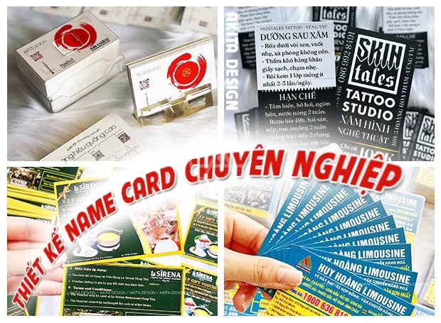 Thiết kế name card chuyên nghiệp - gây ấn tượng ngay lần gặp đầu tiên
