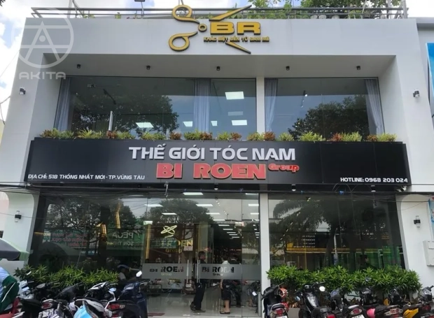 THI CÔNG QUẢNG CÁO CHO SALON TÓC TẠI BÀ RỊA VŨNG TÀU